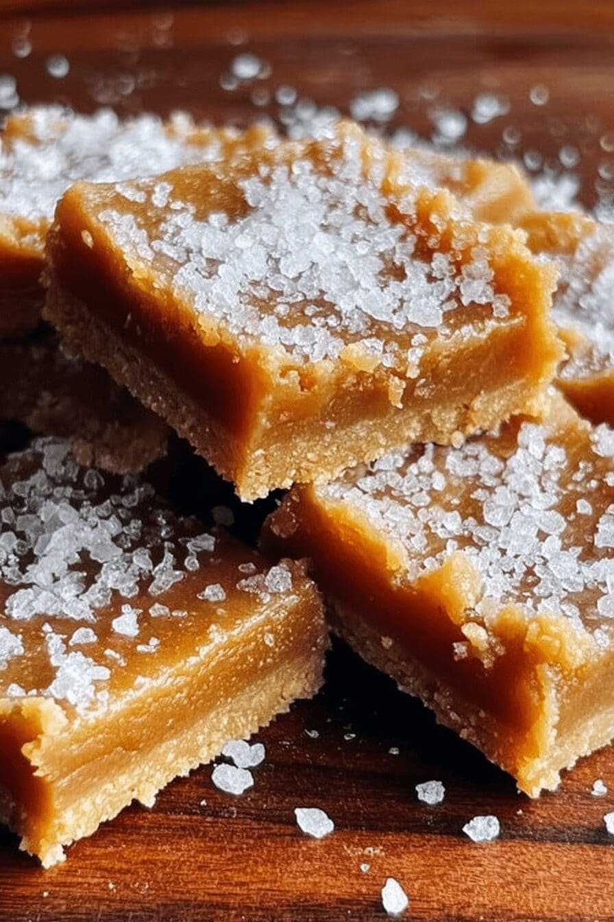 Salted Caramel Butter Bars
