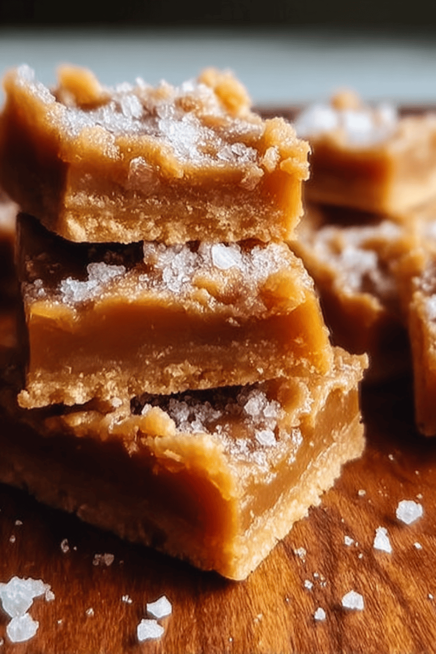 Salted Caramel Butter Bars