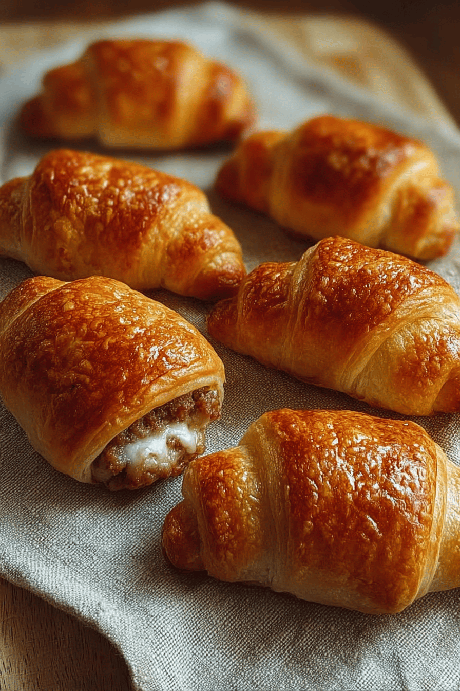 Sausage Cream Cheese Crescents