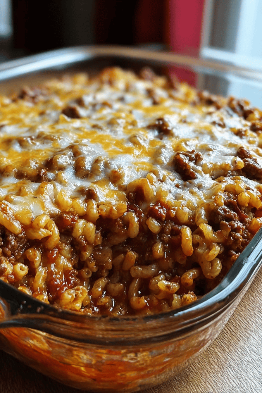 Sloppy Joe Casserole