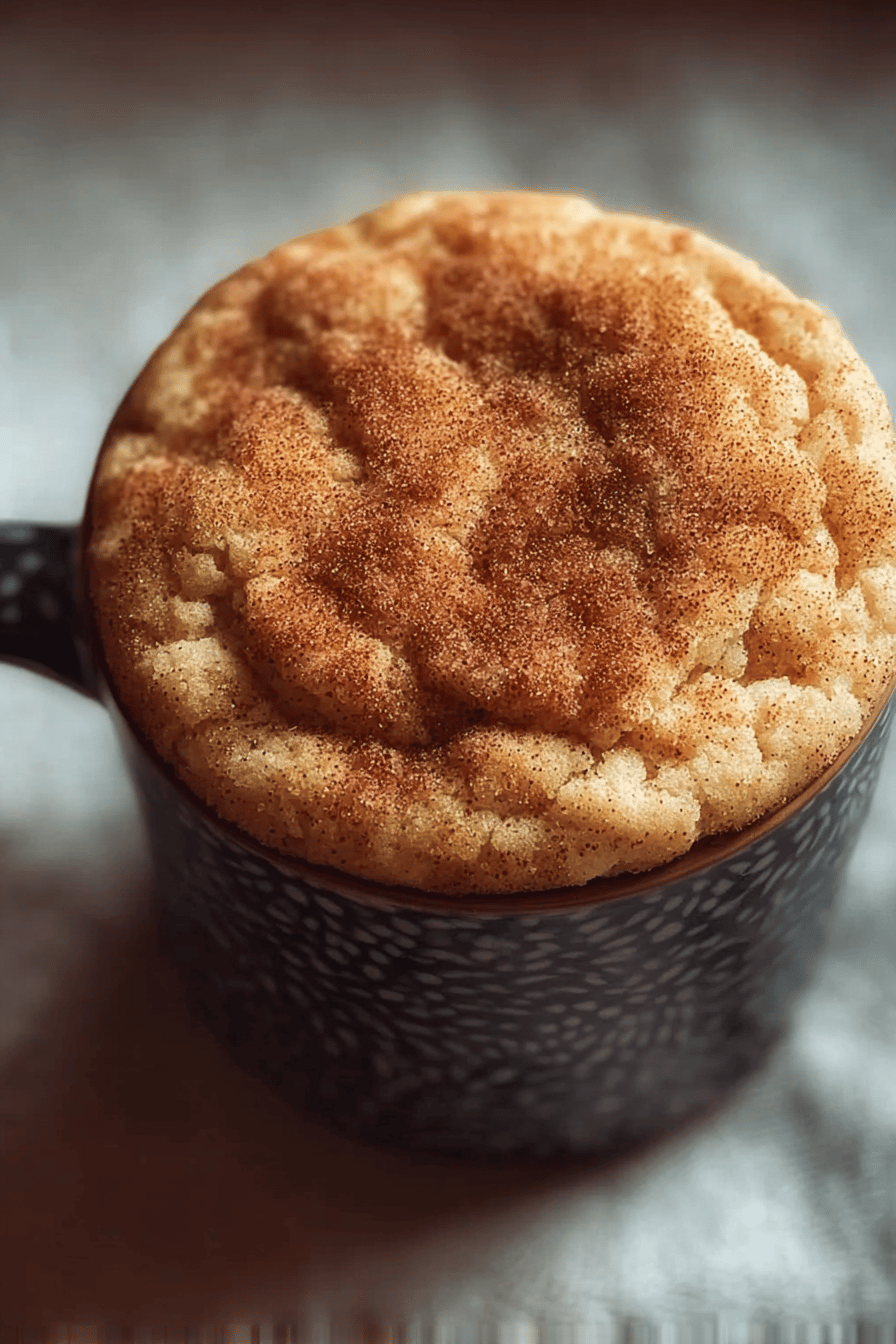 Snickerdoodle Mug Cookie