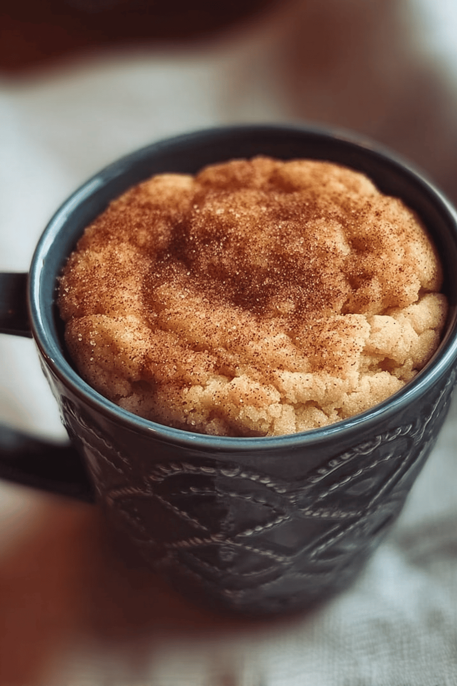 Snickerdoodle Mug Cookie