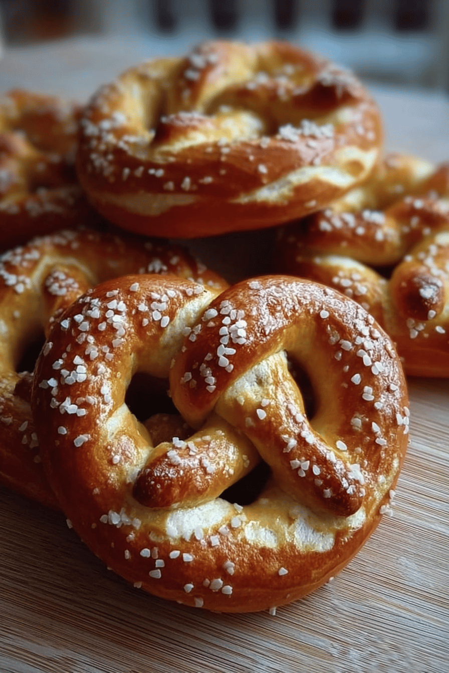 Soft And Chewy Pretzels