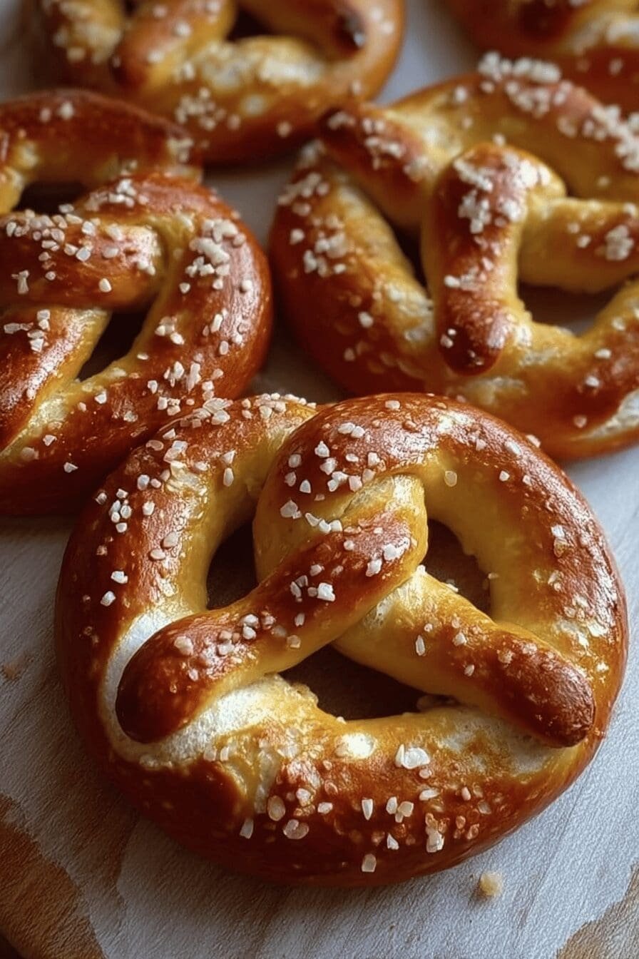 Soft And Chewy Pretzels