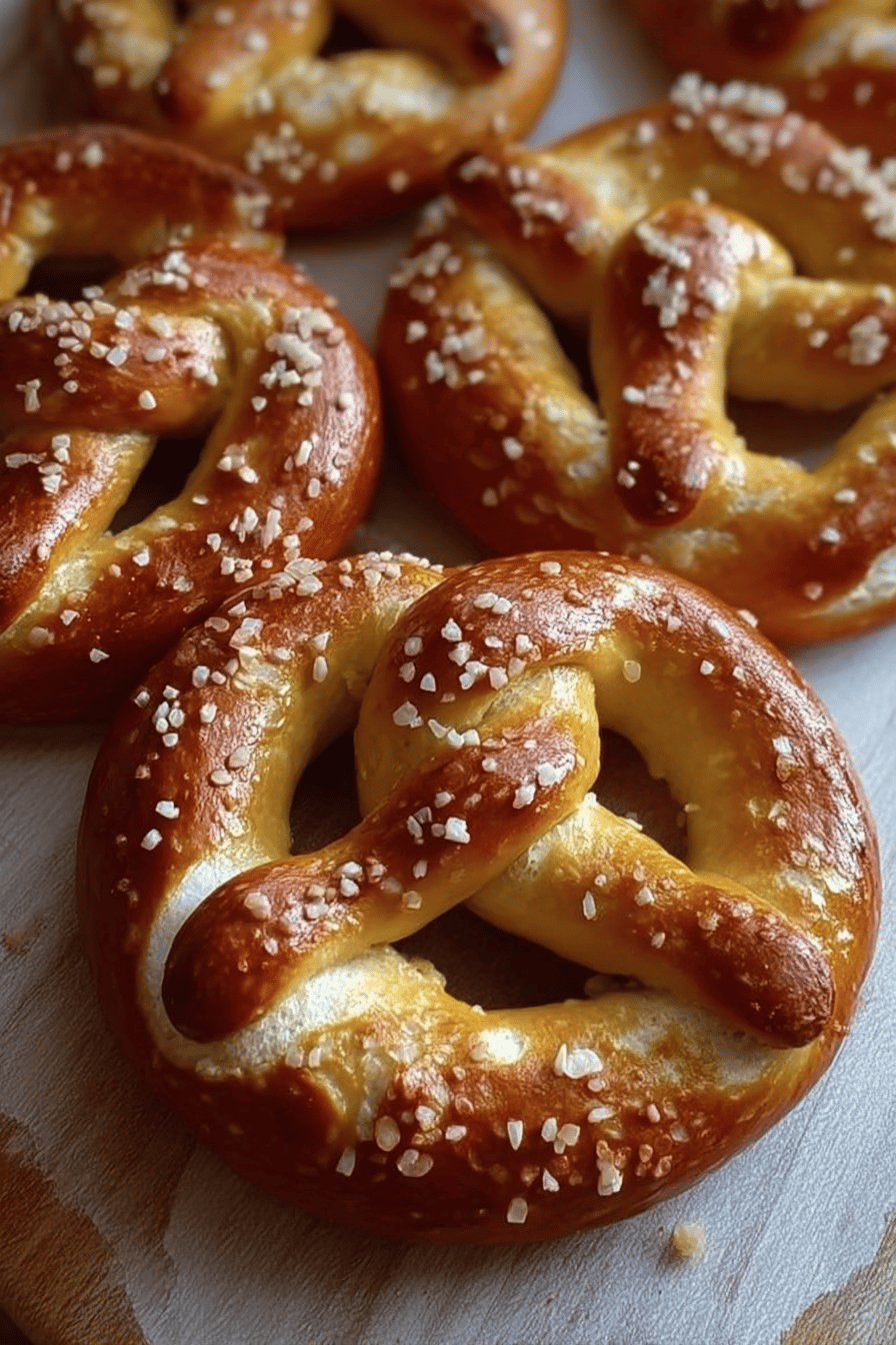 Soft And Chewy Pretzels