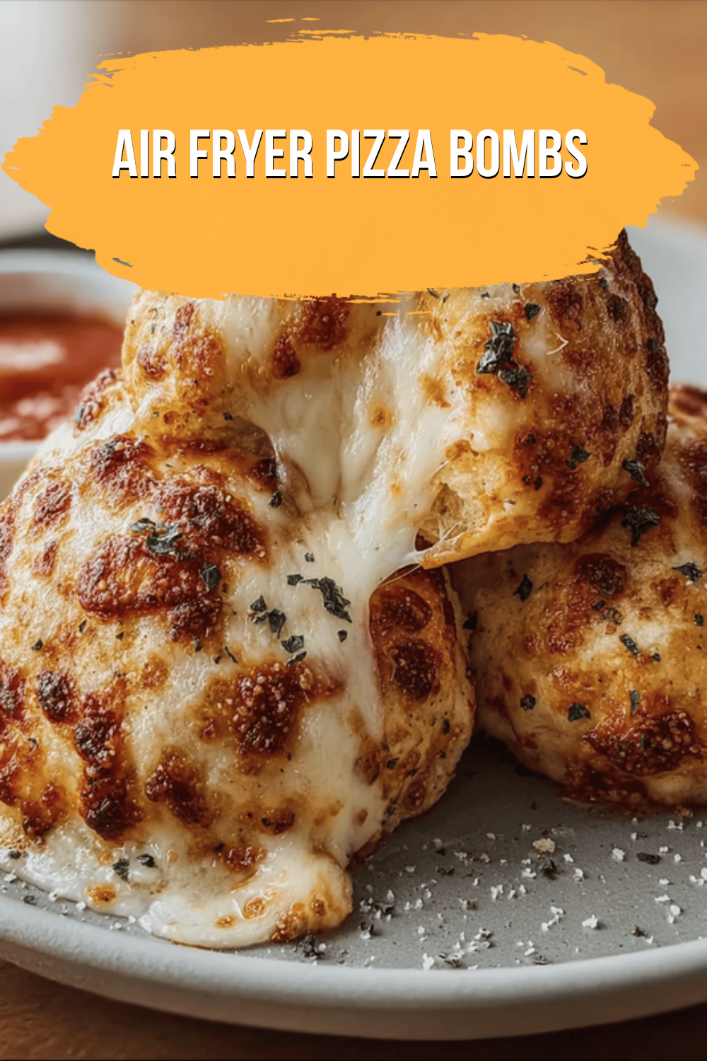 Air Fryer Pizza Bombs