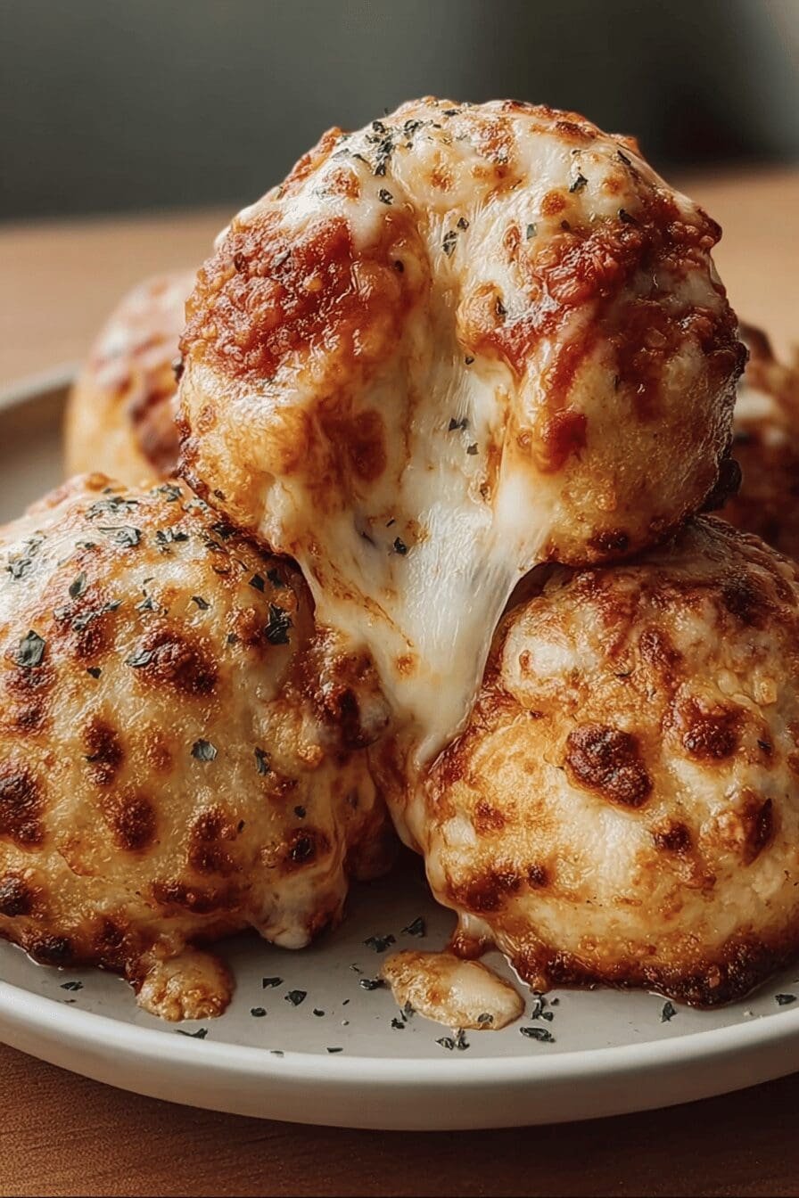 Air Fryer Pizza Bombs