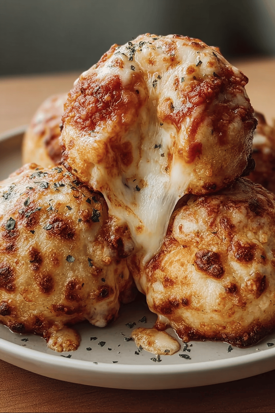 Air Fryer Pizza Bombs