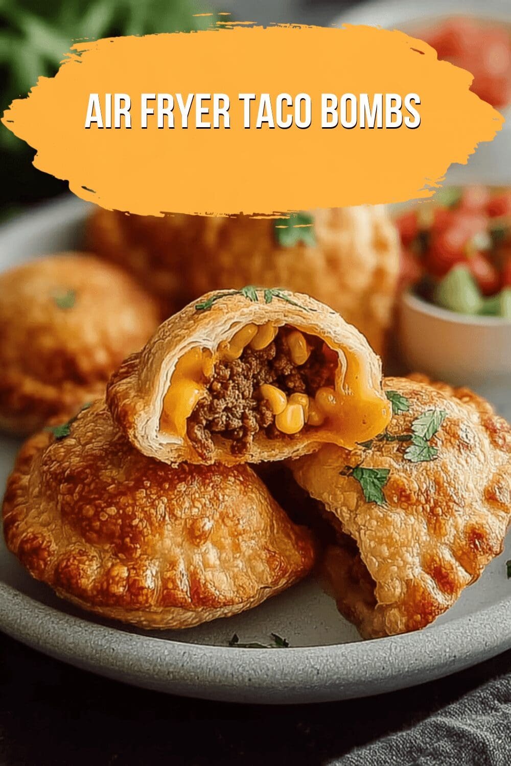Air Fryer Taco Bombs
