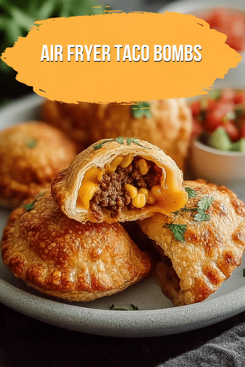 Air Fryer Taco Bombs