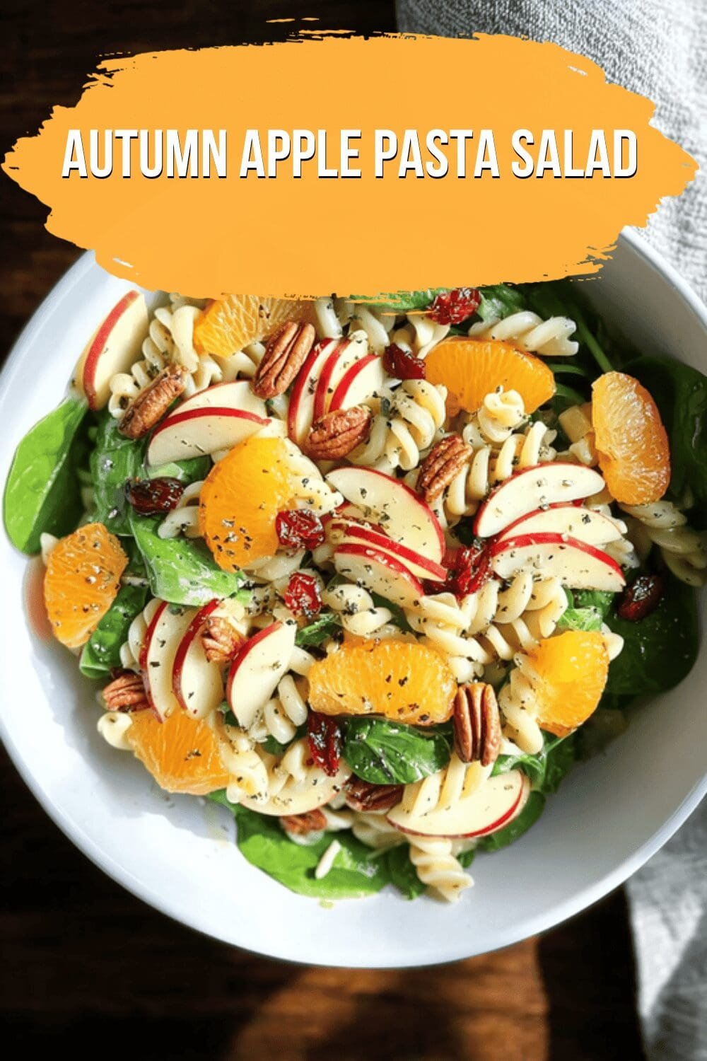 Autumn Apple Pasta Salad