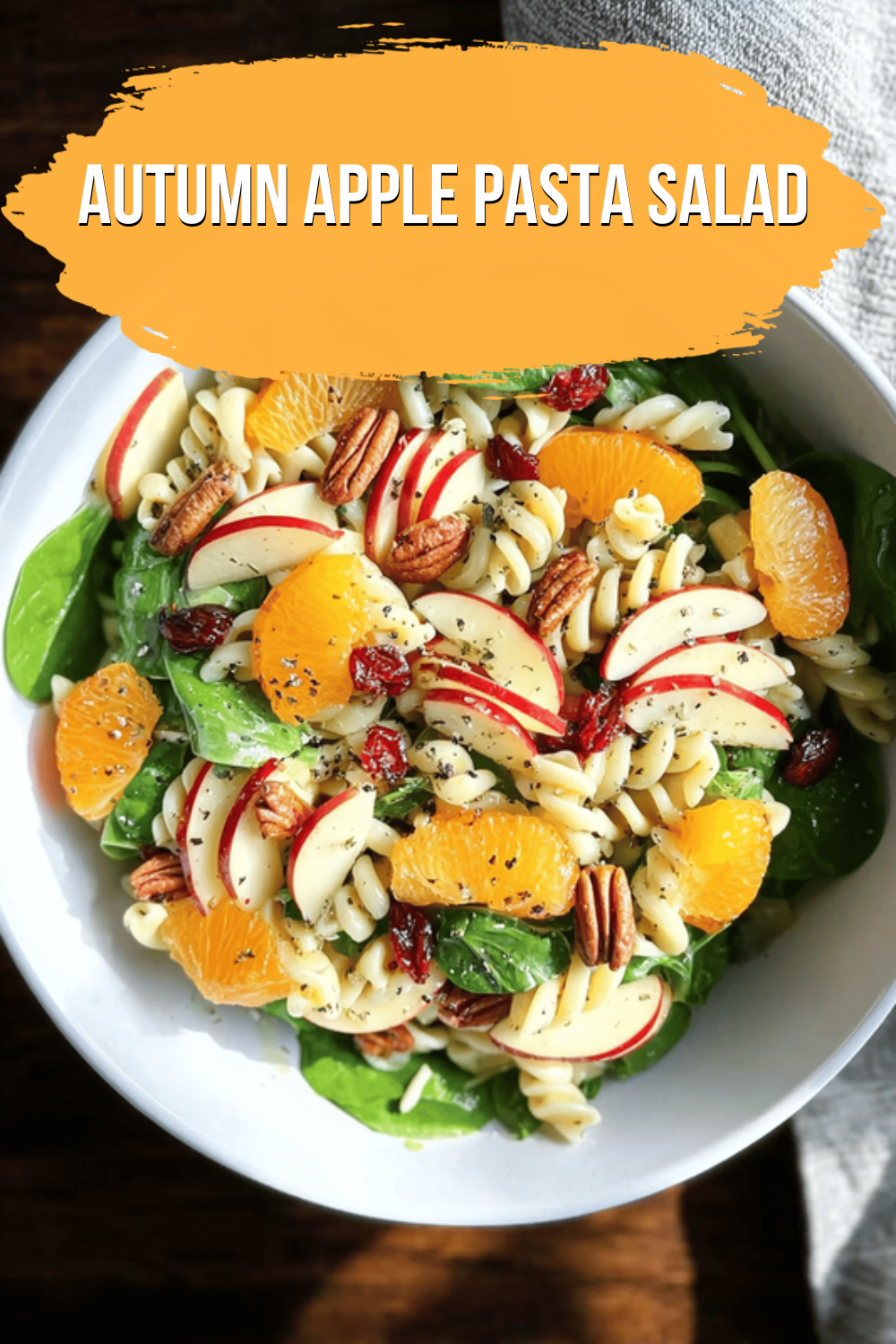 Autumn Apple Pasta Salad