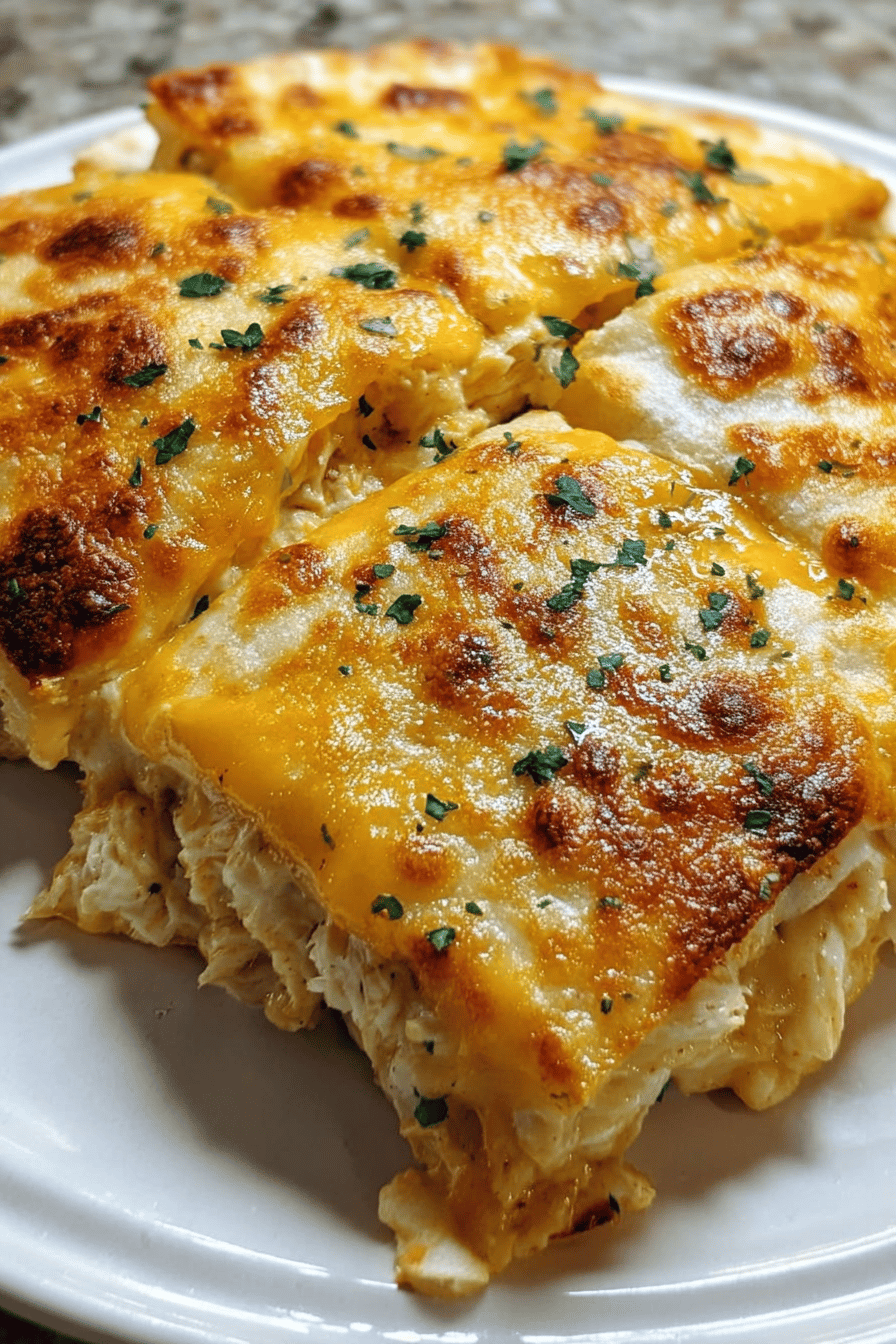 Baked Chicken Quesadillas