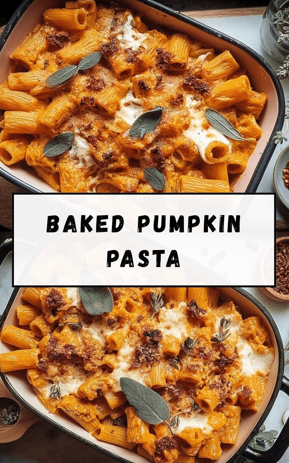 Baked Pumpkin Pasta
