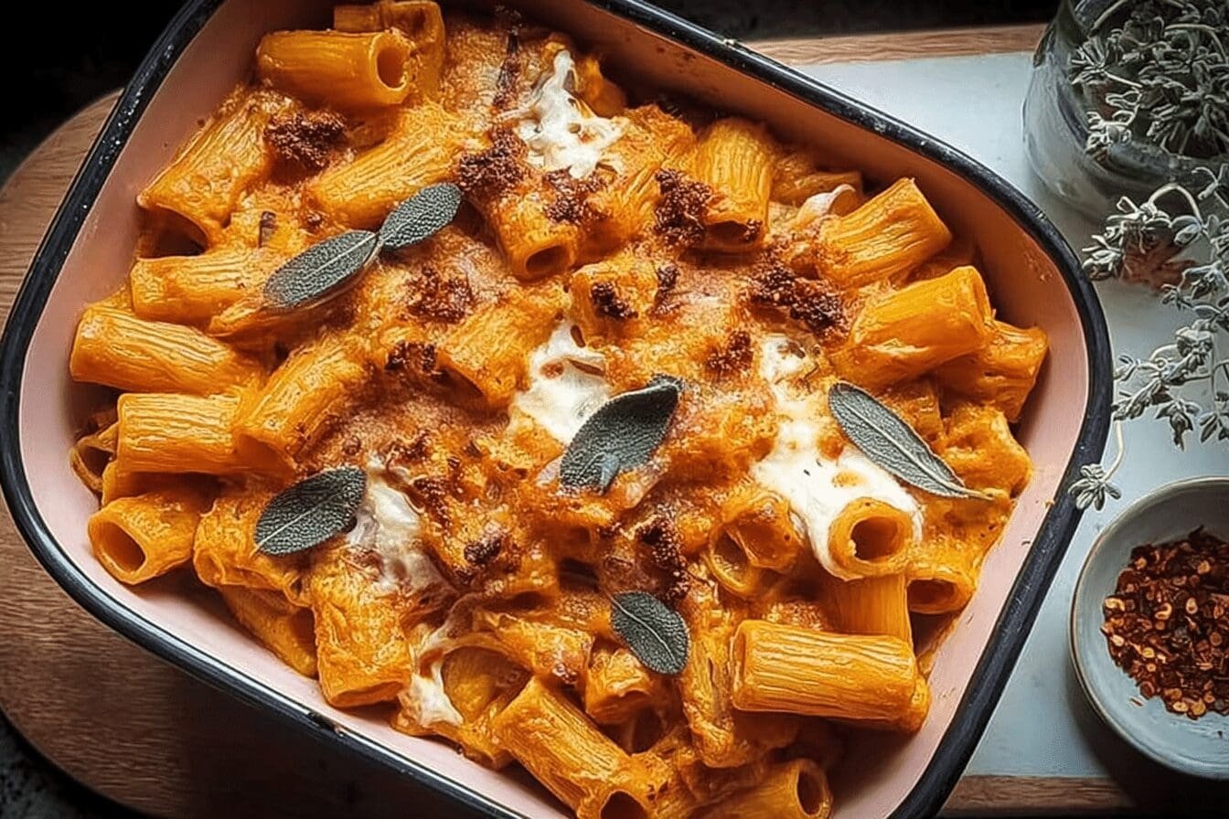 Baked Pumpkin Pasta