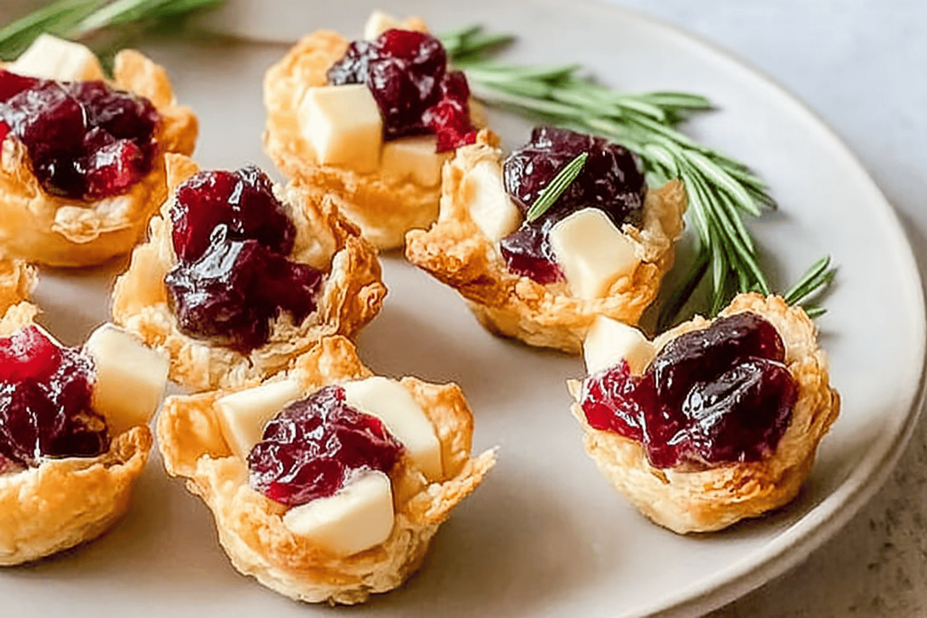 Brie Cranberry Bites