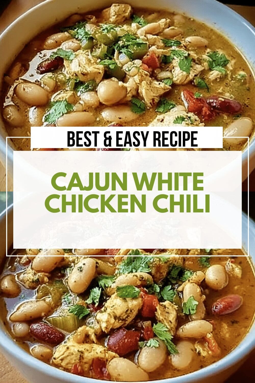 Cajun White Chicken Chili