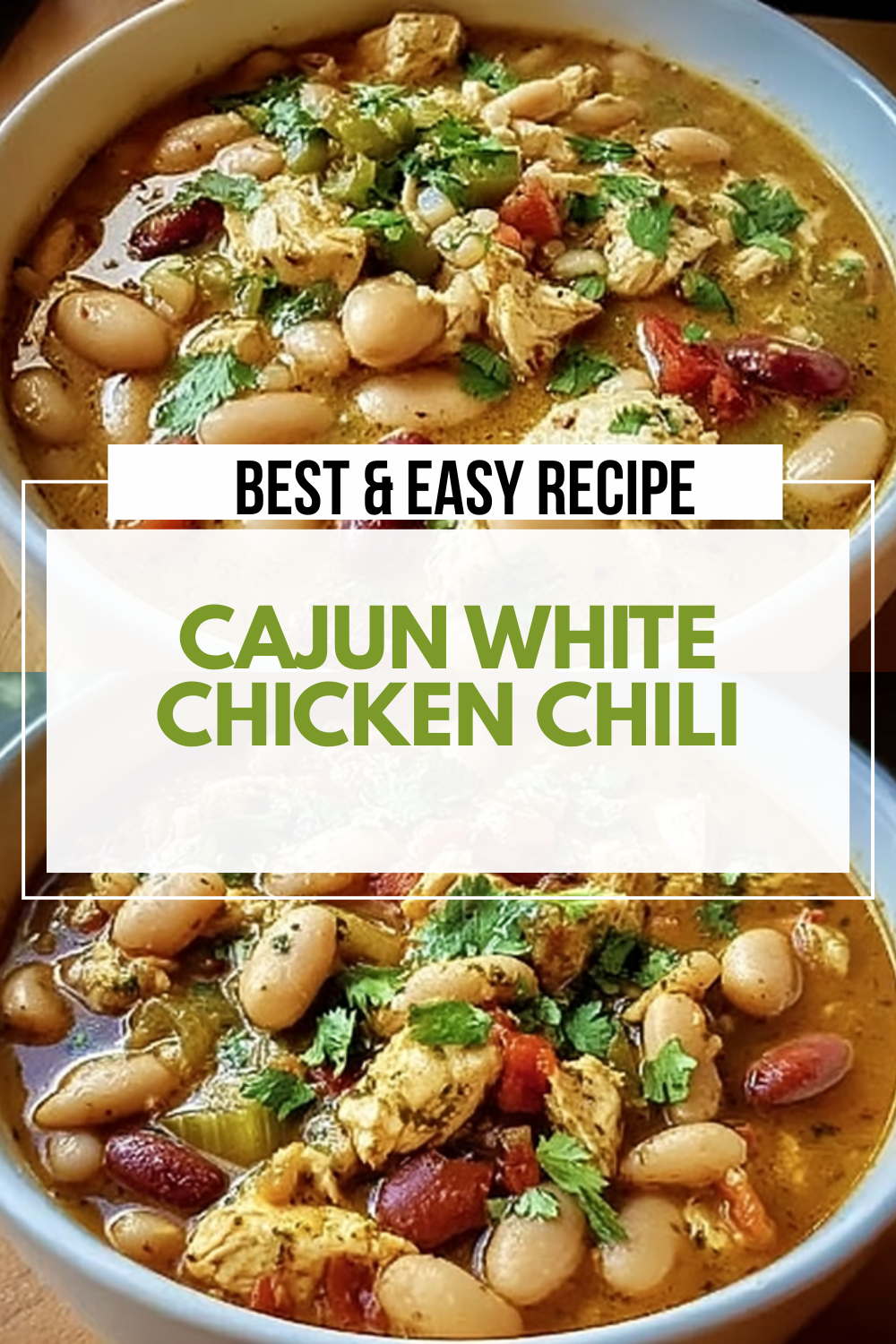 Cajun White Chicken Chili
