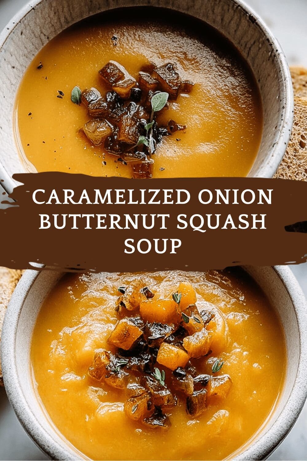 Caramelized Onion Butternut Squash Soup