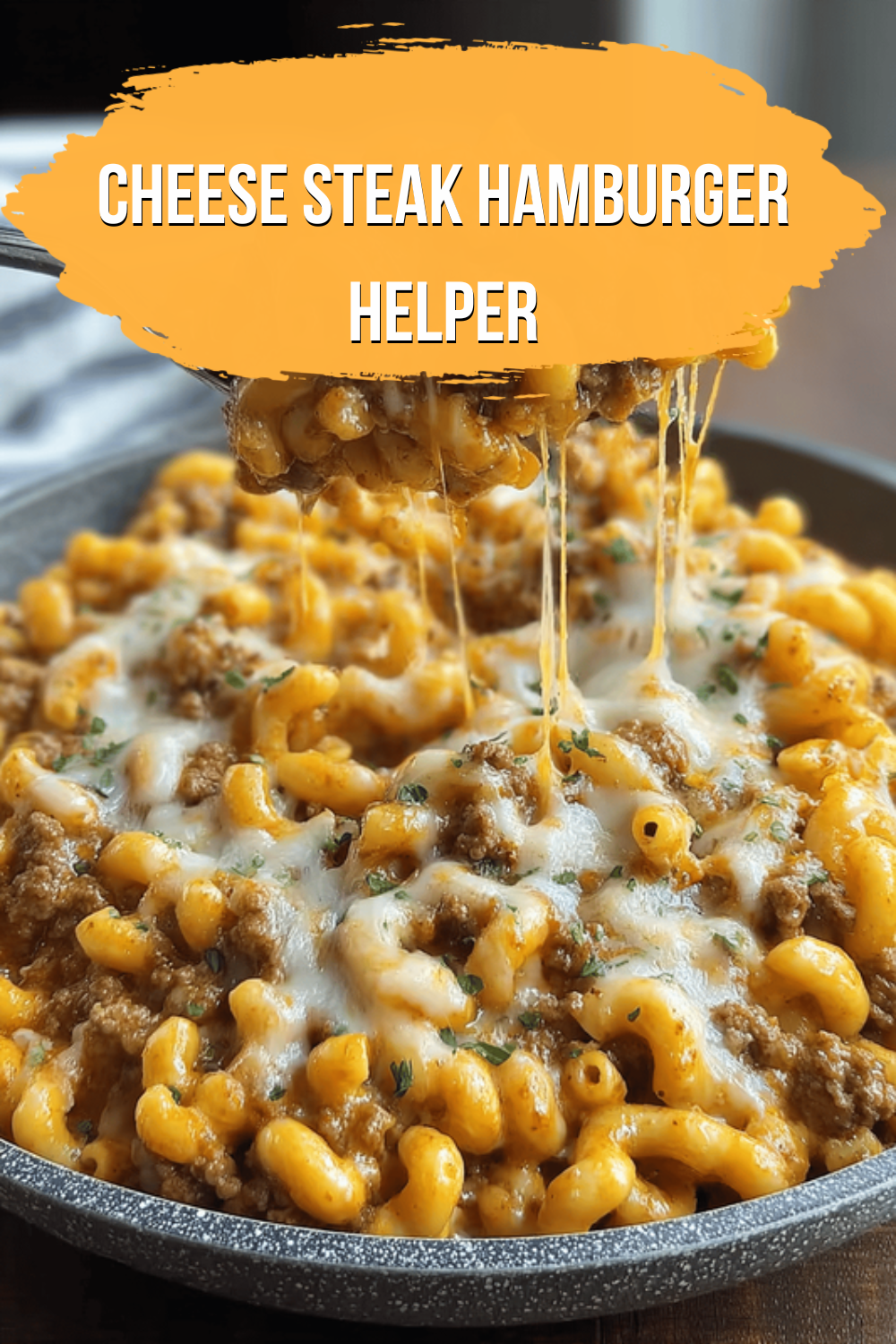 Cheese Steak Hamburger Helper