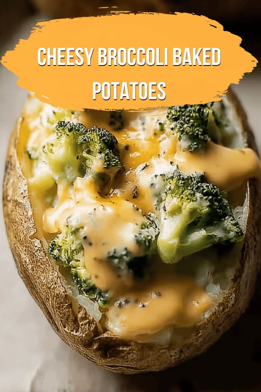Cheesy Broccoli Baked Potatoes