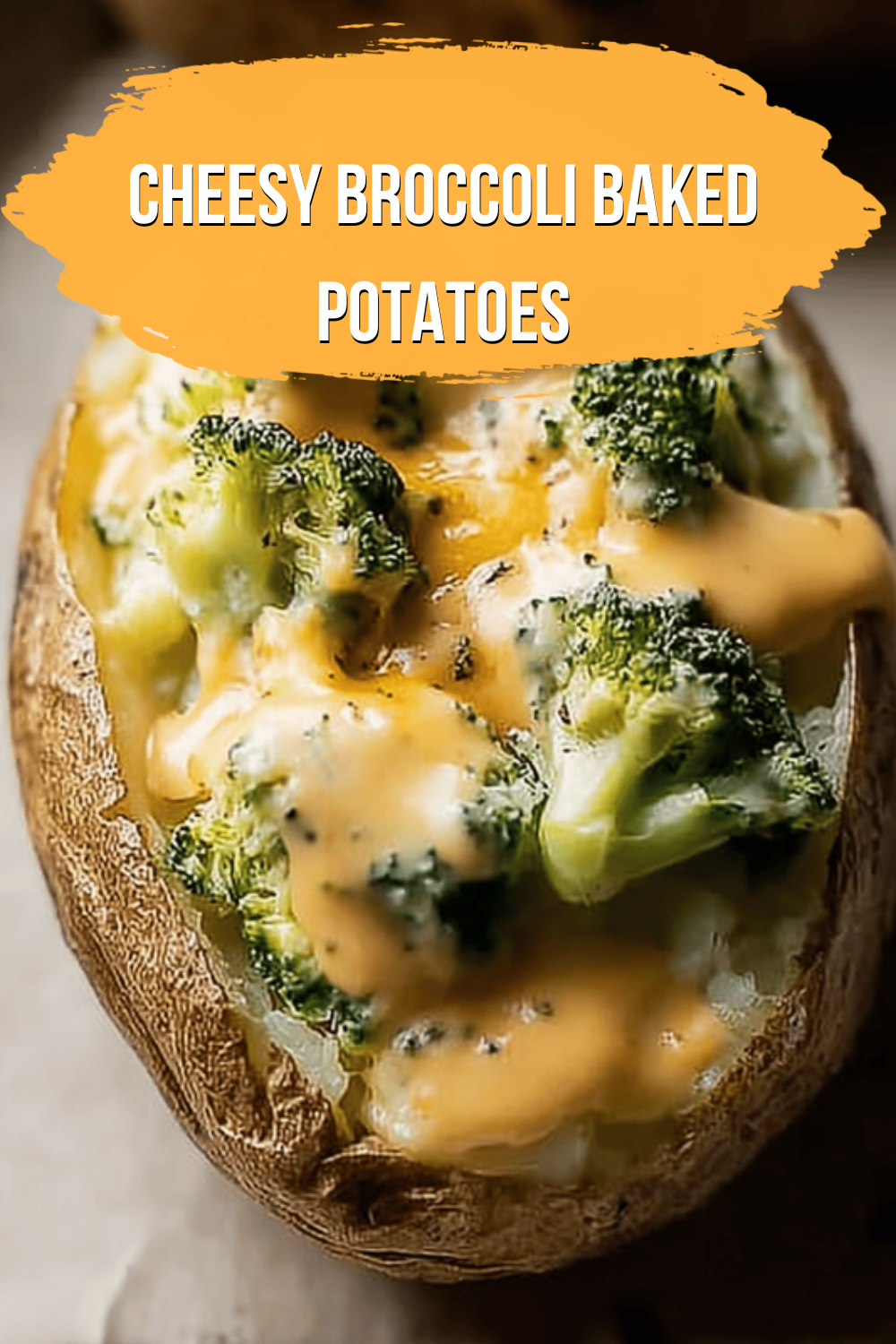 Cheesy Broccoli Baked Potatoes