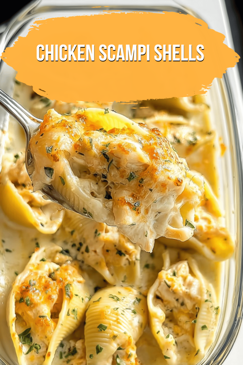 Chicken Scampi Shells