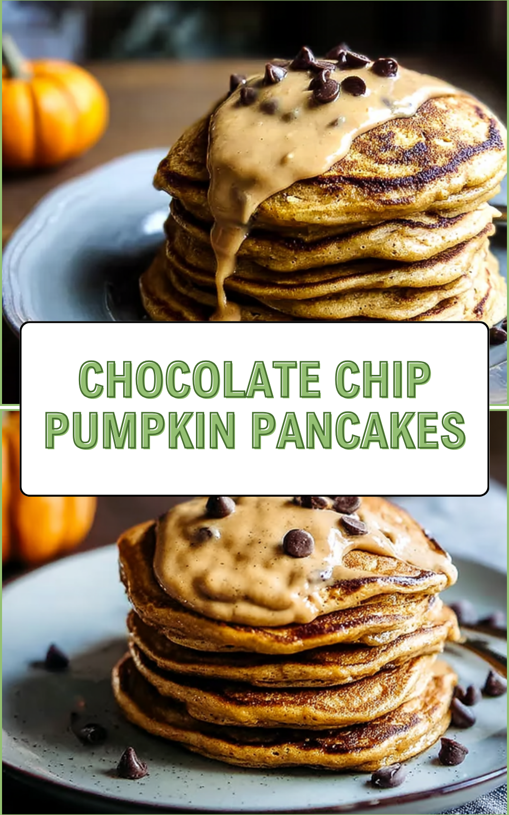 Chocolate Chip Pumpkin Pancakes