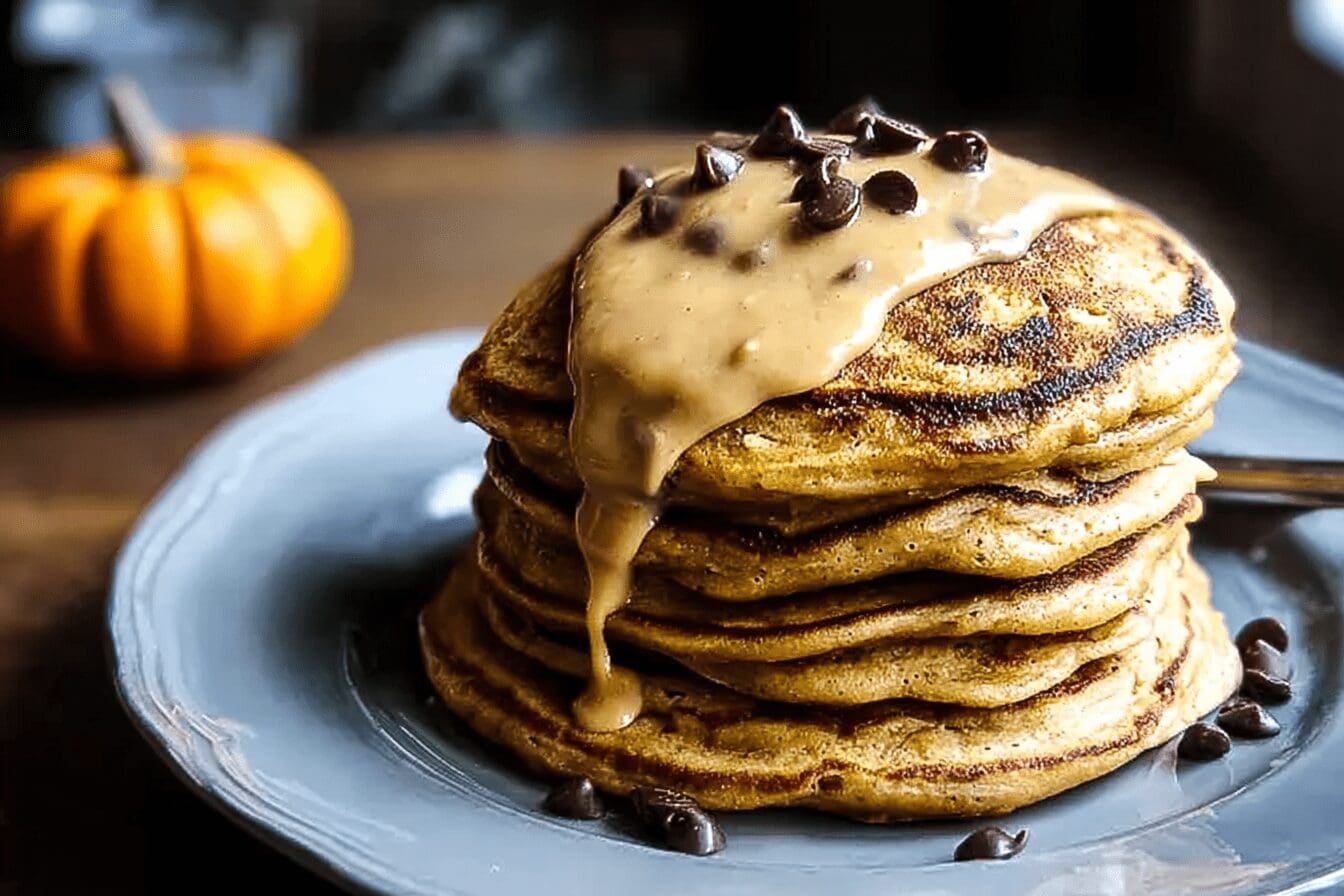 Chocolate Chip Pumpkin Pancakes