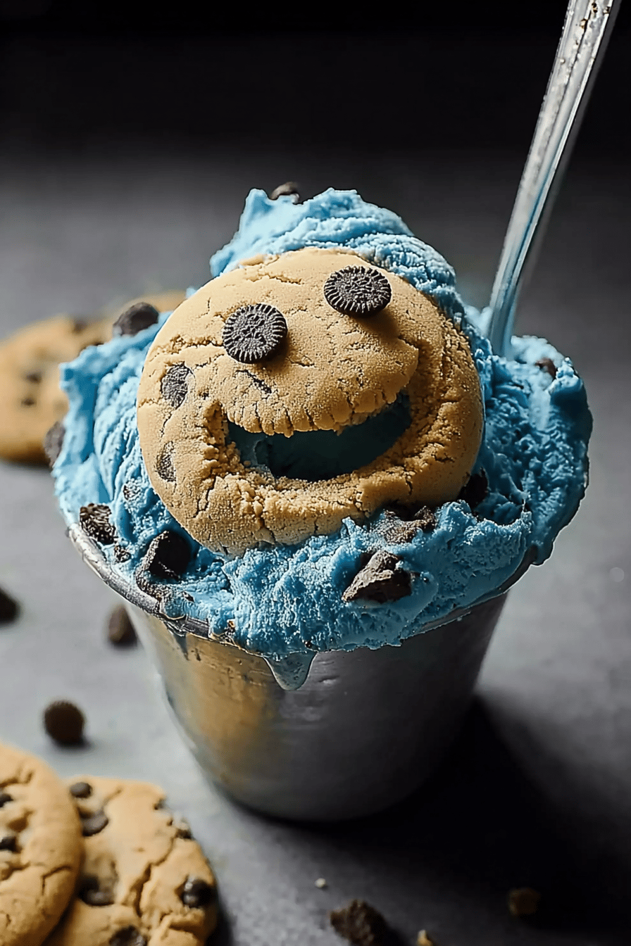 Cookie Monster Ice Cream