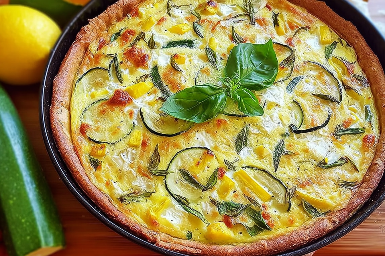 Corn And Zucchini Goat Cheese Quiche With Lemon And Basil 20.png