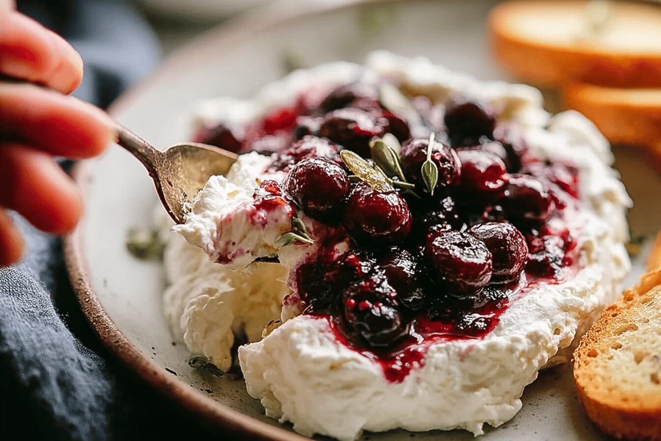 Cranberry Whipped Feta