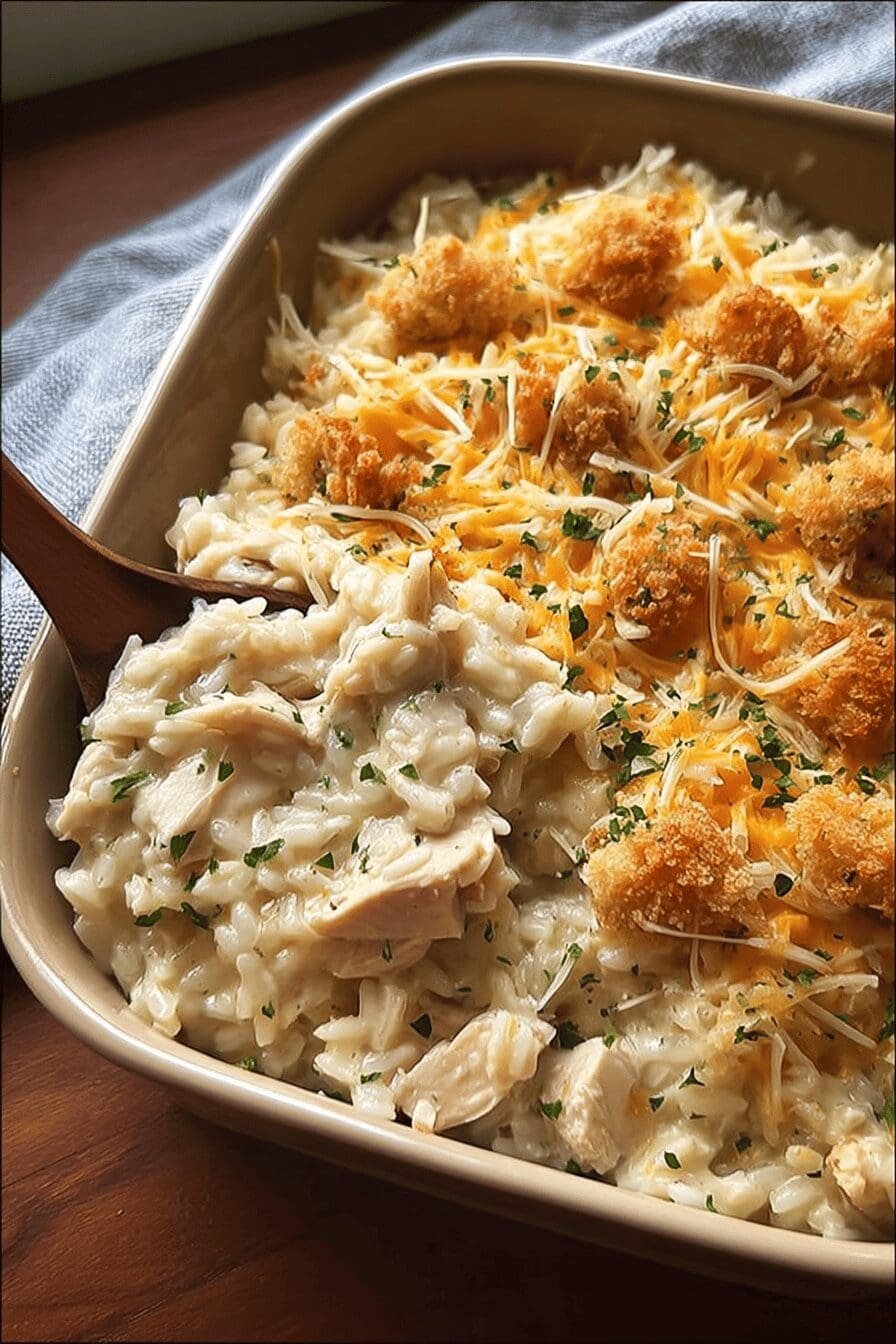 Creamy Chicken Rice Casserole