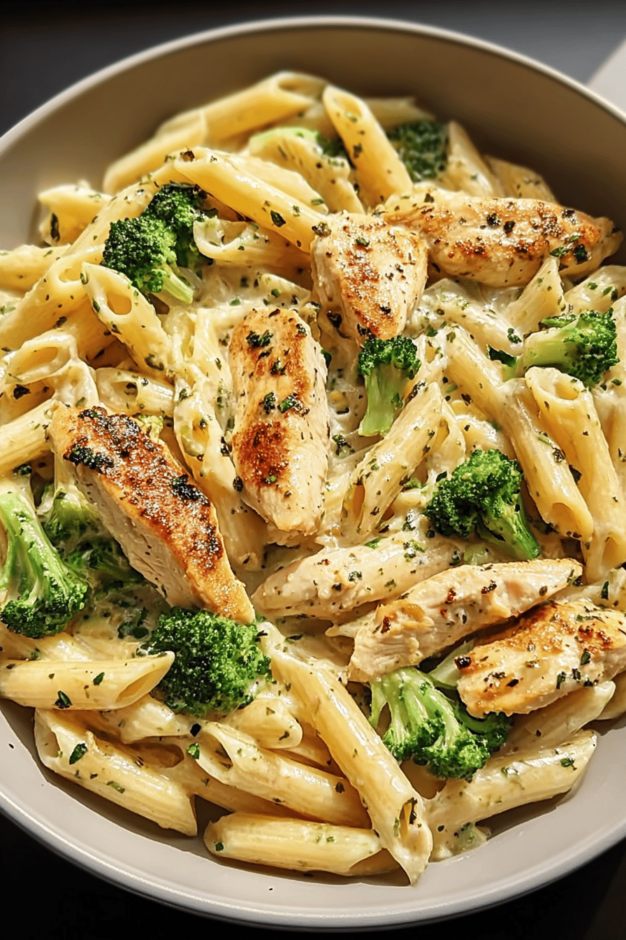 Creamy Garlic Chicken Penne