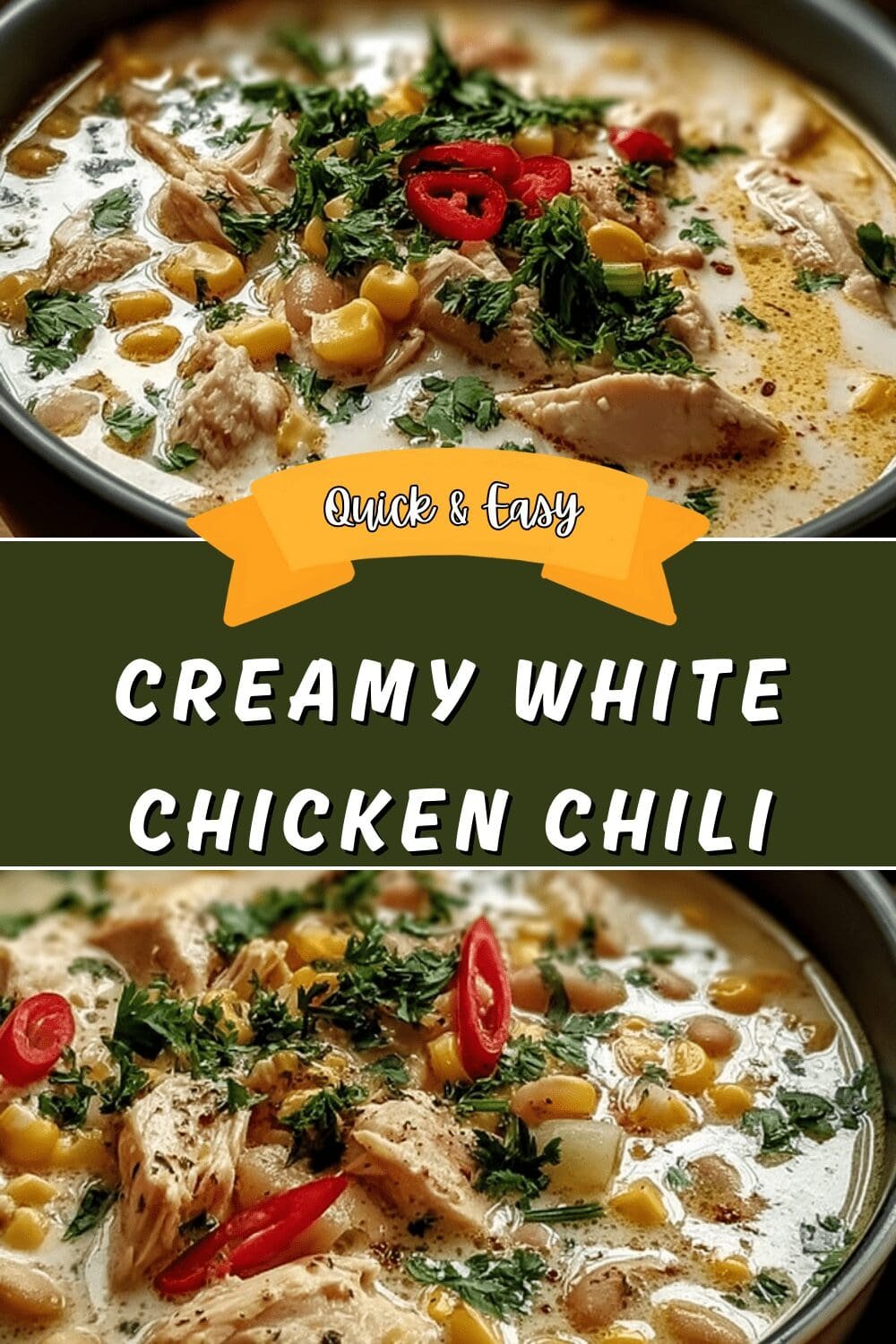 Creamy White Chicken Chili