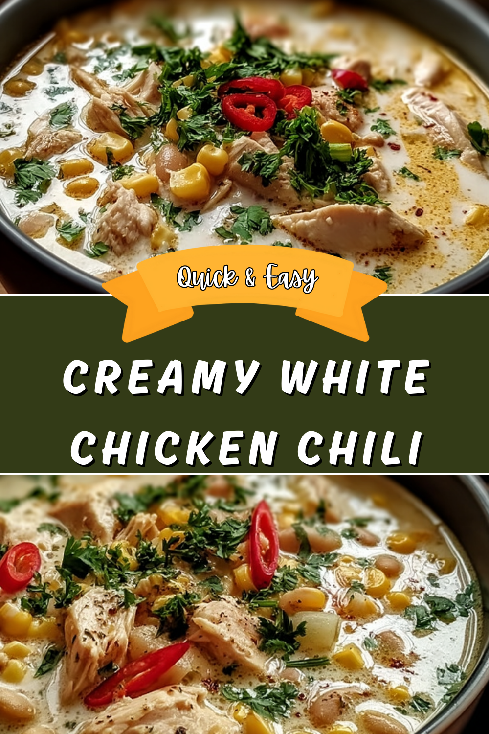 Creamy White Chicken Chili