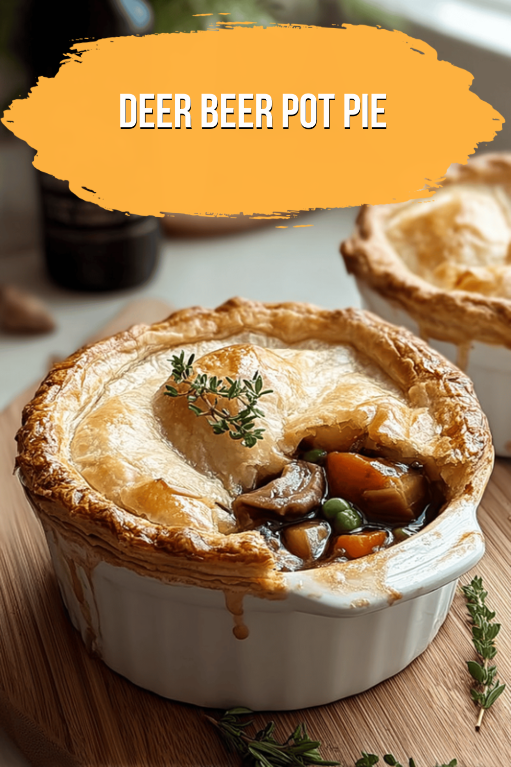 Deer Beer Pot Pie