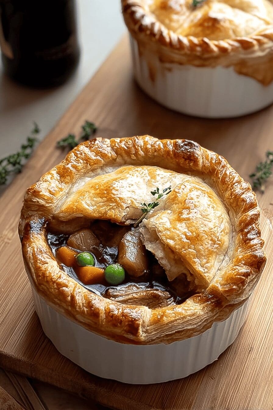 Deer Beer Pot Pie
