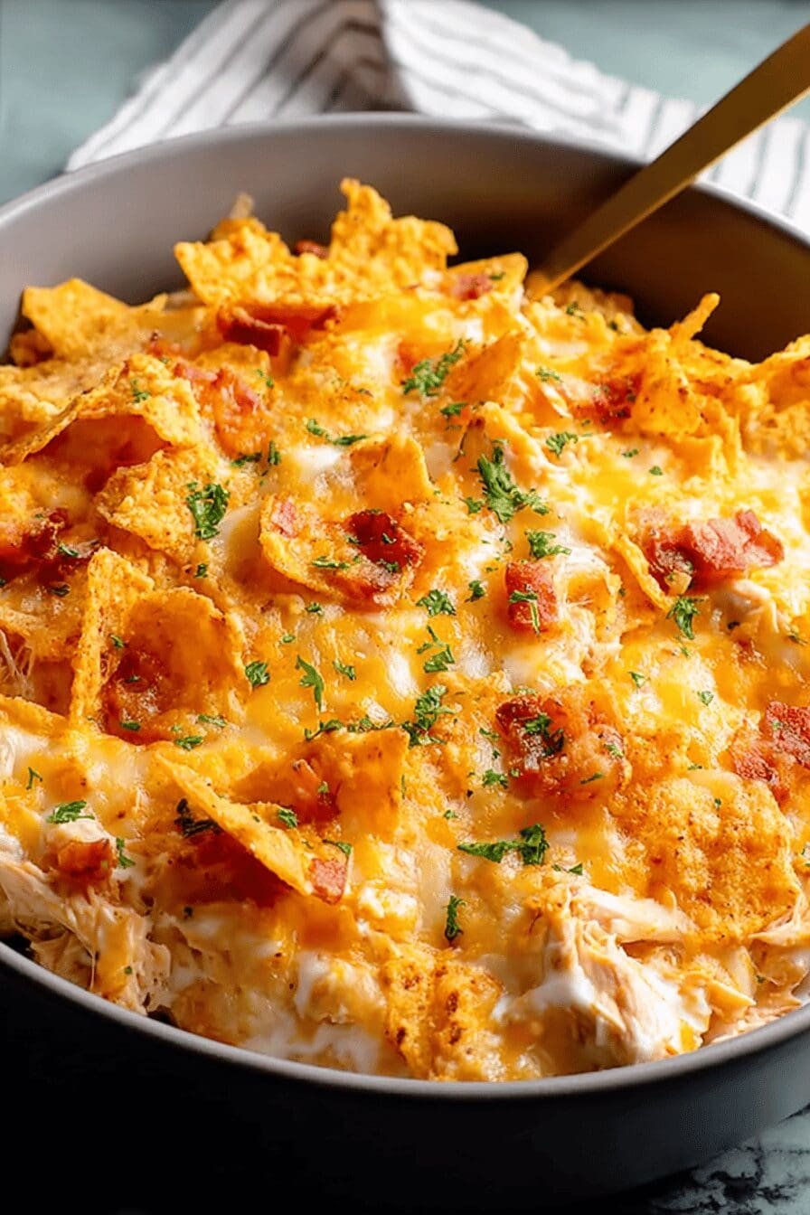 Doritos Cheesy Chicken Casserole