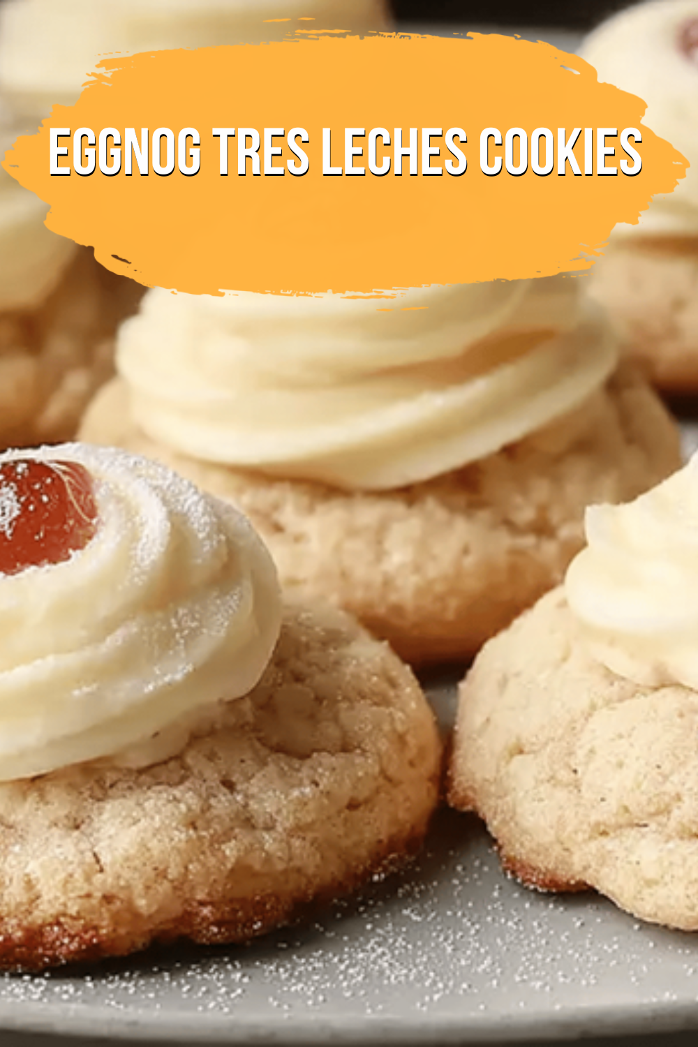 Eggnog Tres Leches Cookies