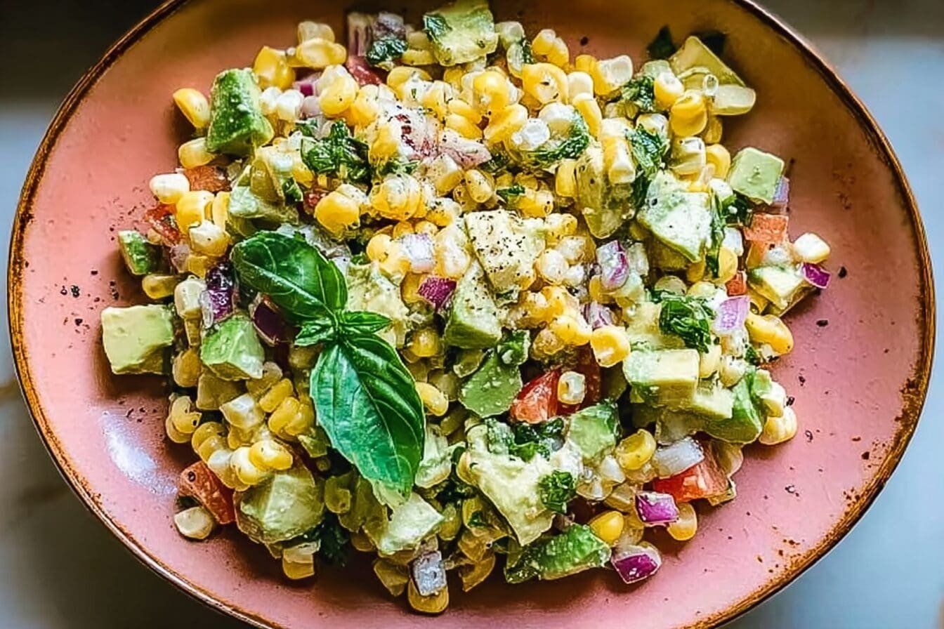 Fiesta Corn Avocado Salad