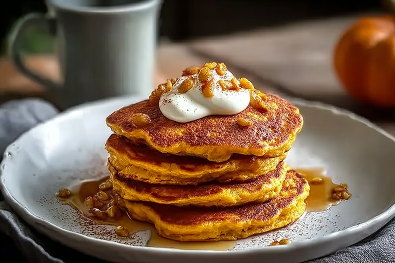 Fluffy Pumpkin Pancakes