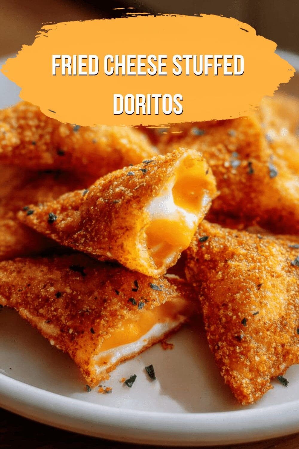 Fried Cheese Stuffed Doritos
