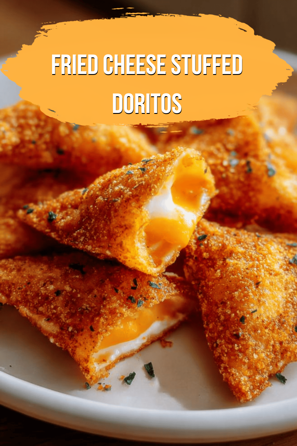 Fried Cheese Stuffed Doritos