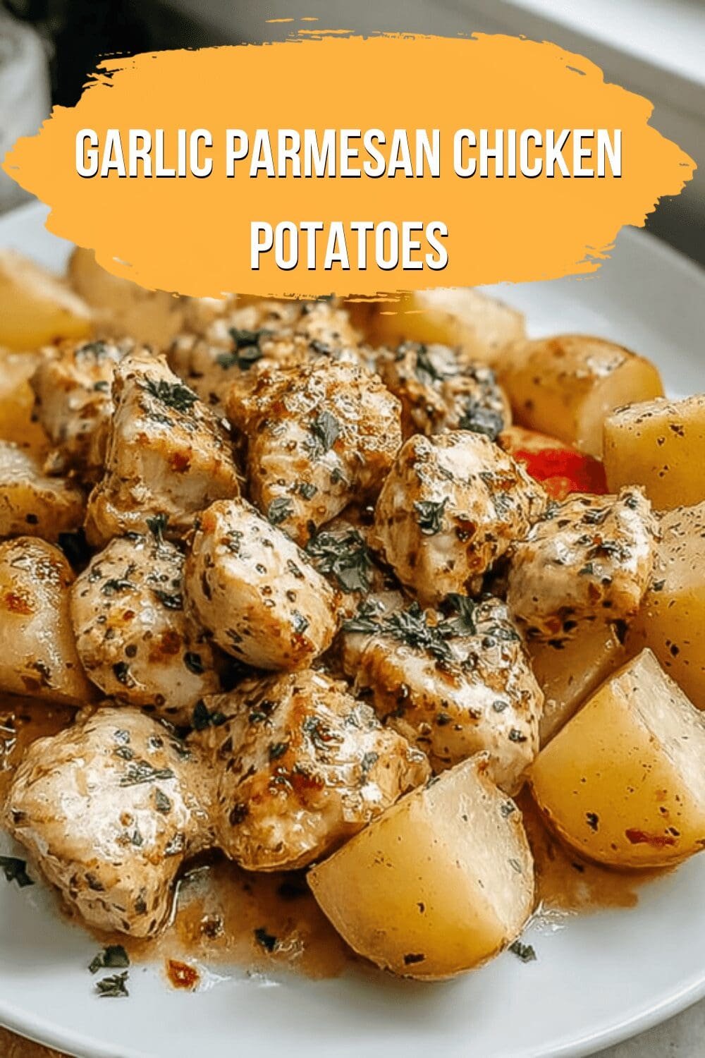 Garlic Parmesan Chicken Potatoes