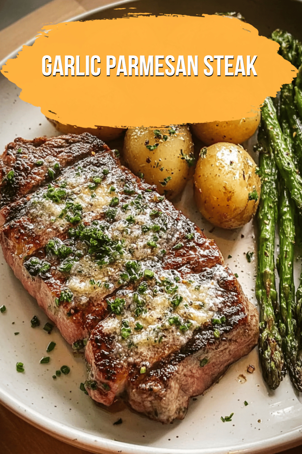 Garlic Parmesan Steak