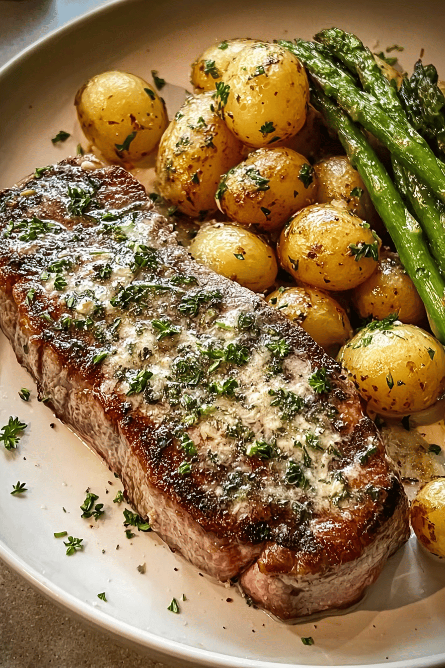 Garlic Parmesan Steak