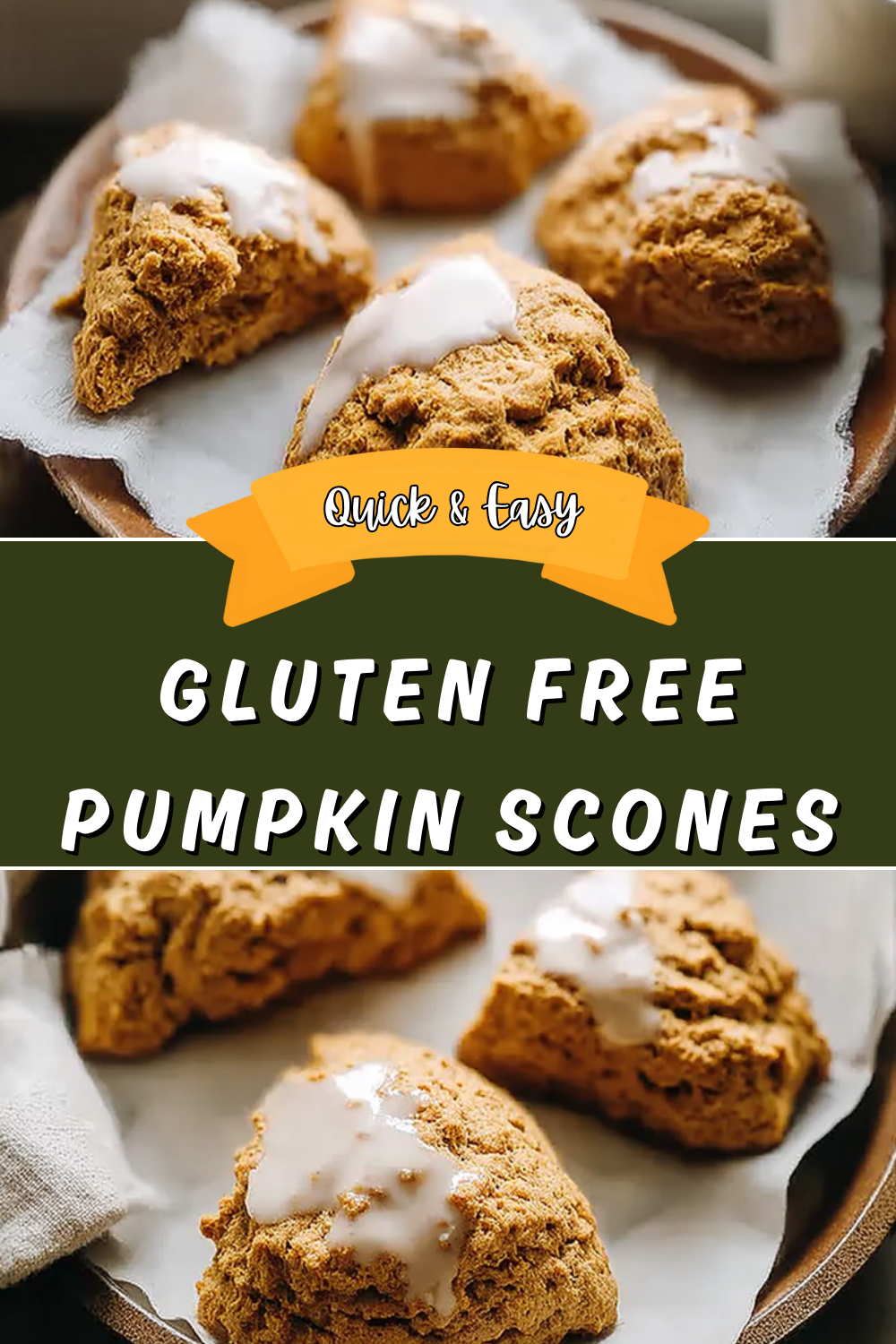 Gluten Free Pumpkin Scones