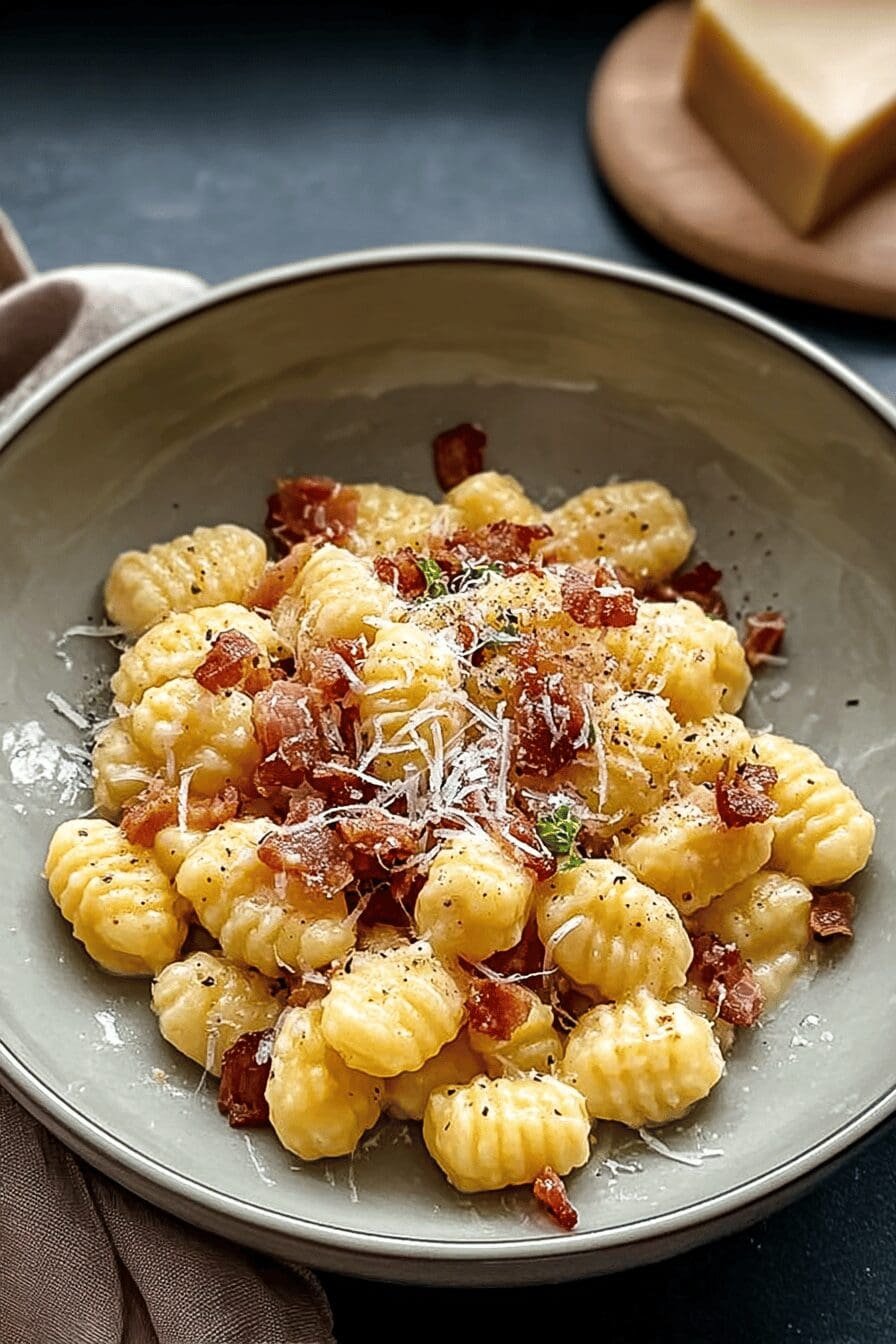 Gnocchi Carbonara