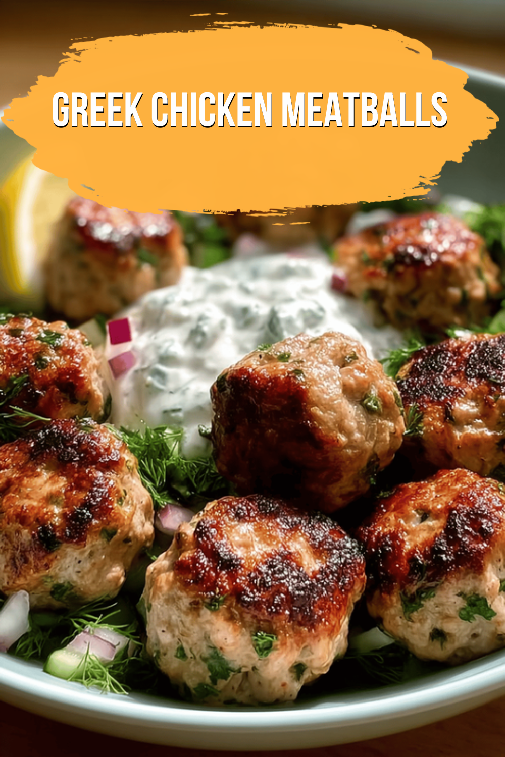 Greek Chicken Meatballs